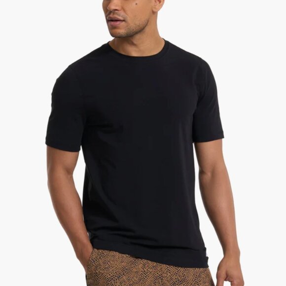 Vuori Mens Tuvalu Short Sleeve Tee Shirt Black L - Picture 2 of 14